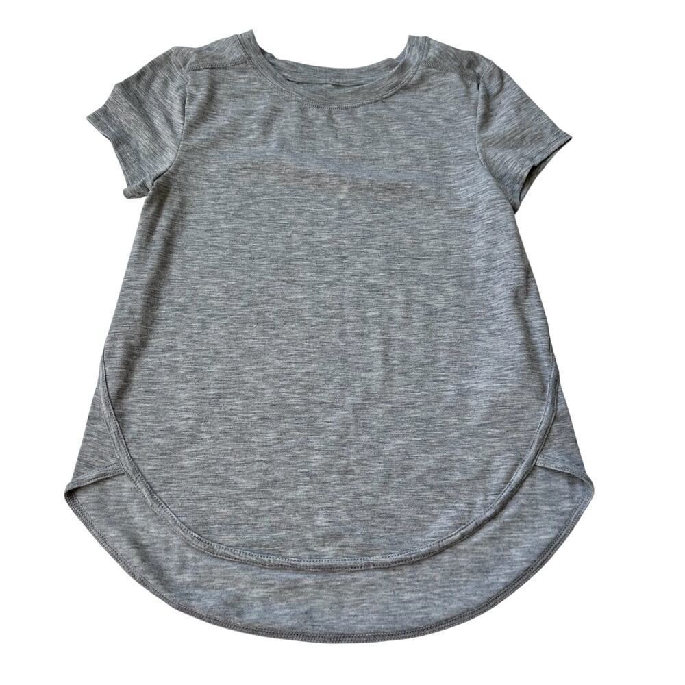 Gap Fit Athletic Tee - Grey Short Sleeve - Size Small